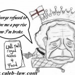 The Budget 2010 – The Queen Fails to Get Pay Rise Political Cartoon