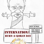 Pastor Terry Jones International Burn-a-Koran Day Political Cartoon